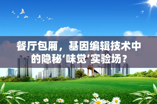 餐厅包厢，基因编辑技术中的隐秘‘味觉’实验场？