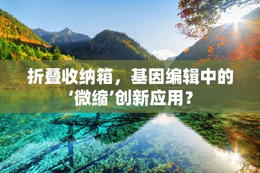 折叠收纳箱，基因编辑中的‘微缩’创新应用？