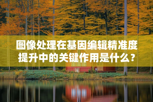 图像处理在基因编辑精准度提升中的关键作用是什么？