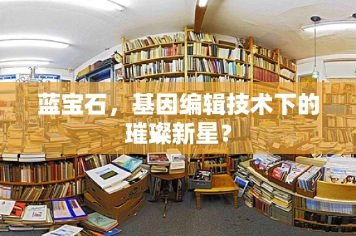 蓝宝石，基因编辑技术下的璀璨新星？