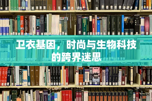 卫衣基因，时尚与生物科技的跨界迷思