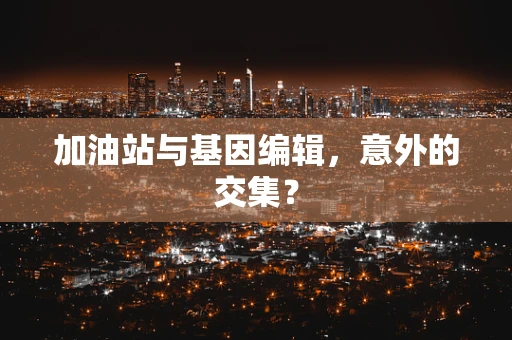 加油站与基因编辑，意外的交集？