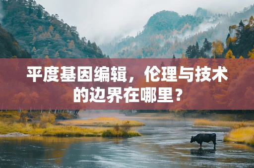 平度基因编辑，伦理与技术的边界在哪里？