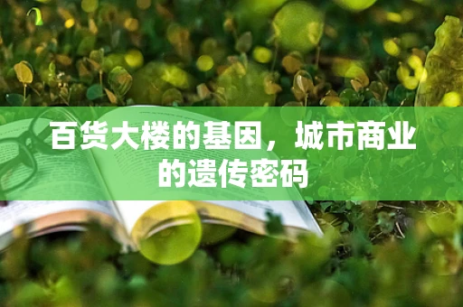 百货大楼的基因，城市商业的遗传密码