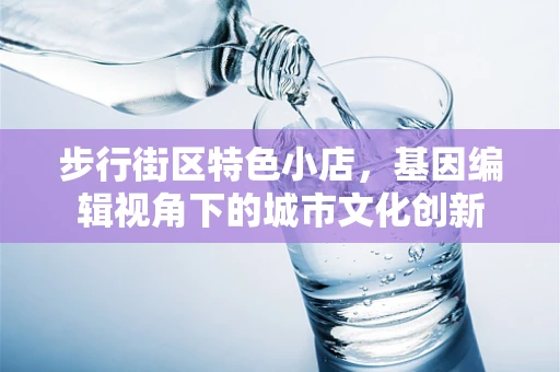 步行街区特色小店，基因编辑视角下的城市文化创新