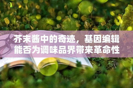 芥末酱中的奇迹，基因编辑能否为调味品界带来革命性创新？