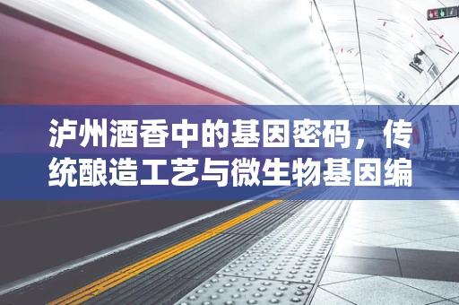 泸州酒香中的基因密码，传统酿造工艺与微生物基因编辑的未来