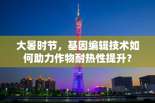大暑时节，基因编辑技术如何助力作物耐热性提升？