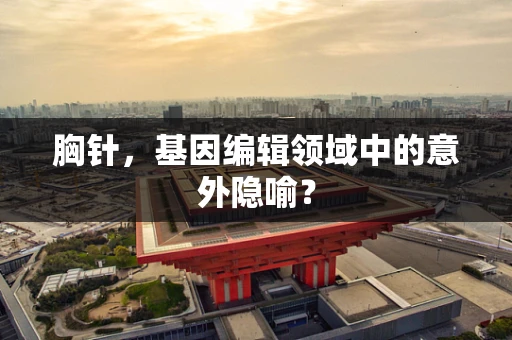 胸针，基因编辑领域中的意外隐喻？