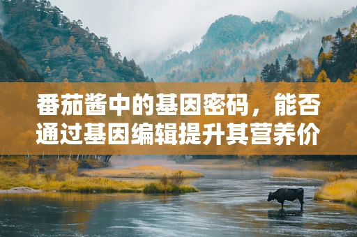 番茄酱中的基因密码，能否通过基因编辑提升其营养价值？