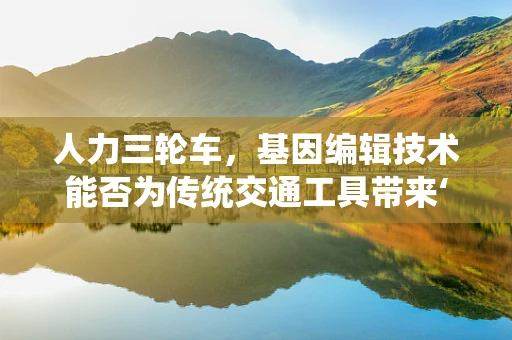 人力三轮车，基因编辑技术能否为传统交通工具带来‘基因’式变革？
