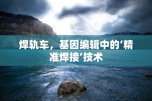 焊轨车，基因编辑中的‘精准焊接’技术