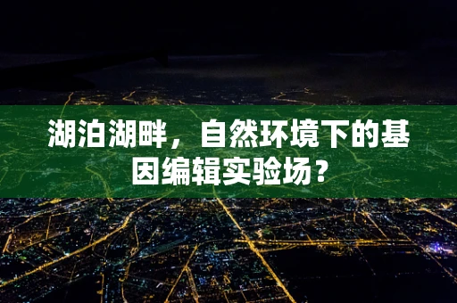 湖泊湖畔，自然环境下的基因编辑实验场？
