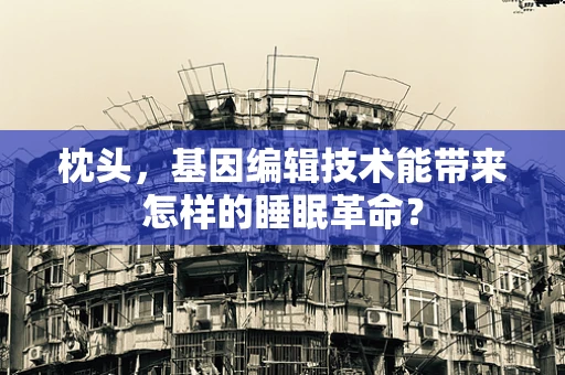 枕头，基因编辑技术能带来怎样的睡眠革命？