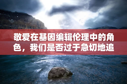 敬爱在基因编辑伦理中的角色，我们是否过于急切地追求完美？
