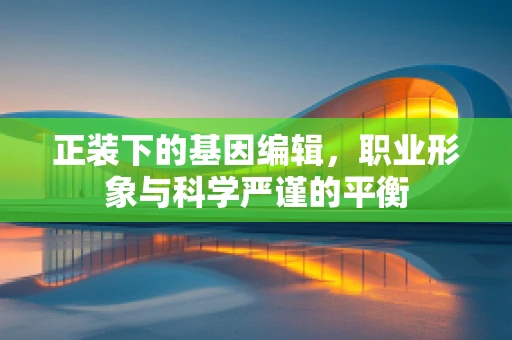 正装下的基因编辑，职业形象与科学严谨的平衡