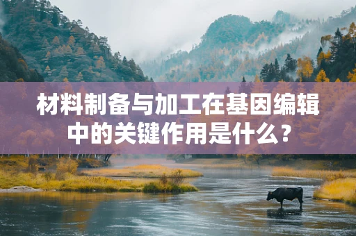 材料制备与加工在基因编辑中的关键作用是什么？