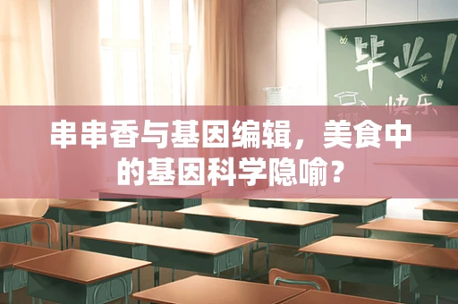 串串香与基因编辑，美食中的基因科学隐喻？