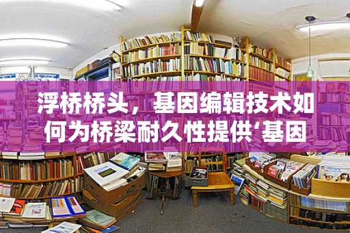 浮桥桥头，基因编辑技术如何为桥梁耐久性提供‘基因’级解决方案？