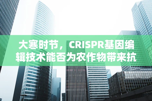 大寒时节，CRISPR基因编辑技术能否为农作物带来抗寒新篇章？
