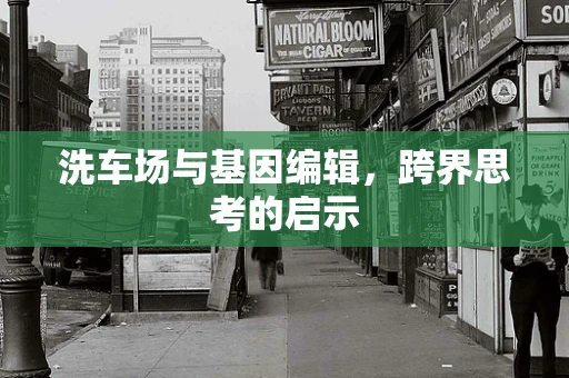 洗车场与基因编辑，跨界思考的启示