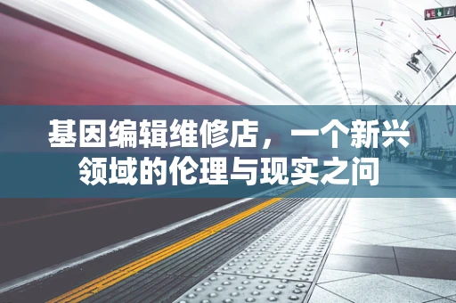基因编辑维修店，一个新兴领域的伦理与现实之问