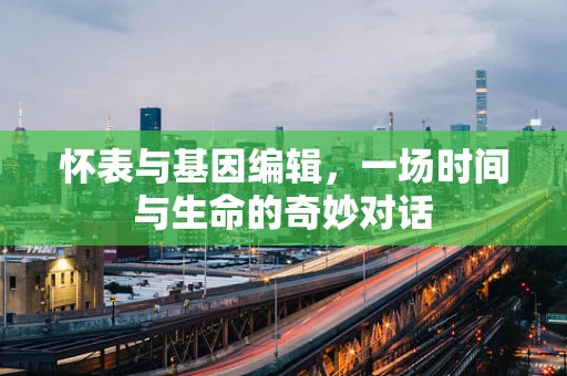 怀表与基因编辑，一场时间与生命的奇妙对话