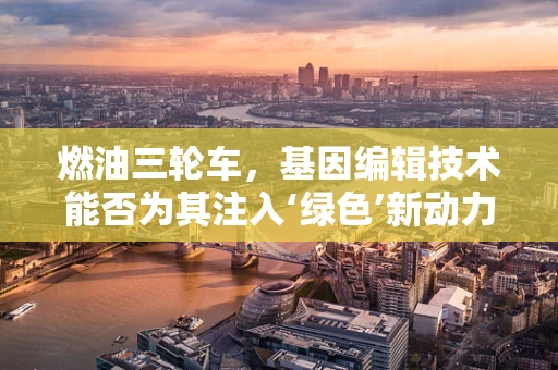 燃油三轮车，基因编辑技术能否为其注入‘绿色’新动力？