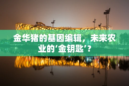 金华猪的基因编辑，未来农业的‘金钥匙’？
