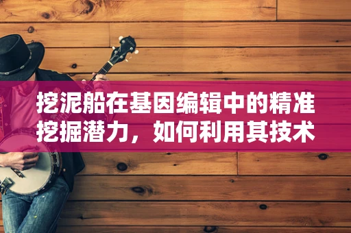 挖泥船在基因编辑中的精准挖掘潜力，如何利用其技术特性促进基因组学研究？