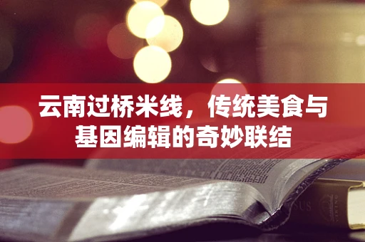 云南过桥米线，传统美食与基因编辑的奇妙联结