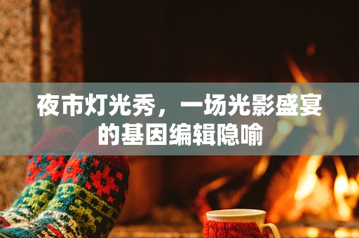 夜市灯光秀，一场光影盛宴的基因编辑隐喻