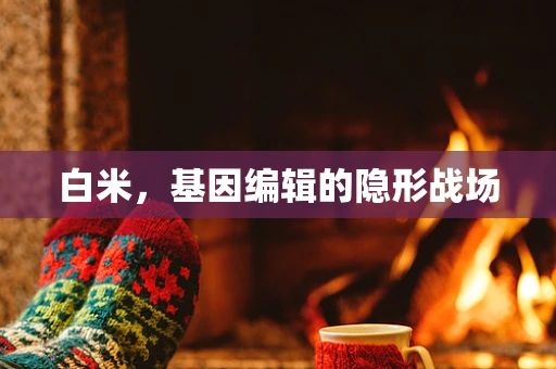 白米，基因编辑的隐形战场