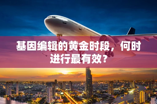 基因编辑的黄金时段，何时进行最有效？