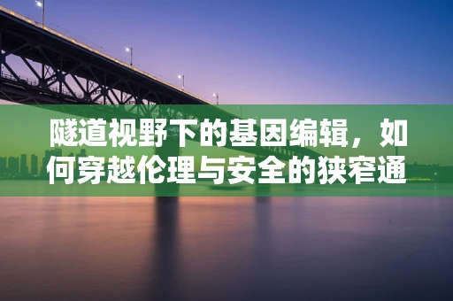 隧道视野下的基因编辑，如何穿越伦理与安全的狭窄通道？
