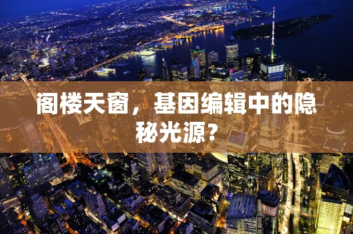 阁楼天窗，基因编辑中的隐秘光源？