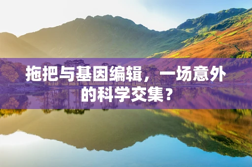 拖把与基因编辑，一场意外的科学交集？