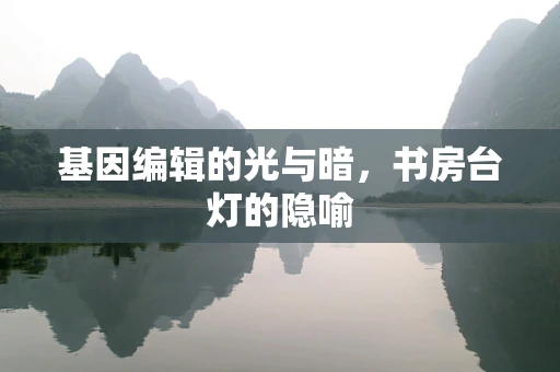 基因编辑的光与暗，书房台灯的隐喻