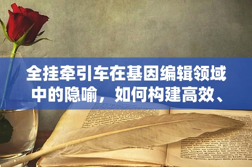 全挂牵引车在基因编辑领域中的隐喻，如何构建高效、安全的遗传运输系统？