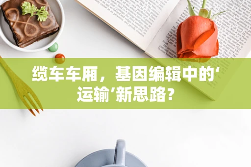 缆车车厢，基因编辑中的‘运输’新思路？