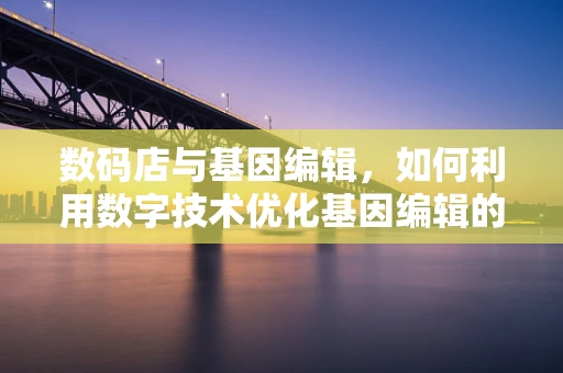 数码店与基因编辑，如何利用数字技术优化基因编辑的精确性与效率？