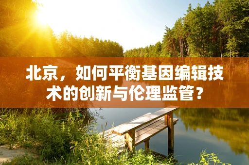 北京，如何平衡基因编辑技术的创新与伦理监管？