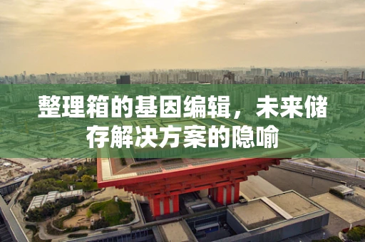 整理箱的基因编辑，未来储存解决方案的隐喻
