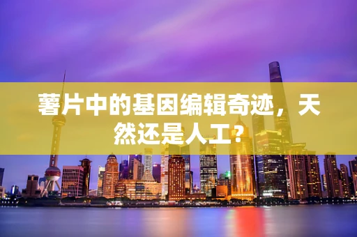 薯片中的基因编辑奇迹，天然还是人工？