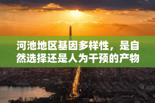 河池地区基因多样性，是自然选择还是人为干预的产物？