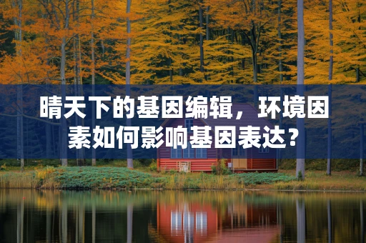 晴天下的基因编辑，环境因素如何影响基因表达？