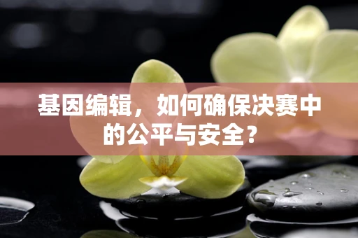 基因编辑，如何确保决赛中的公平与安全？