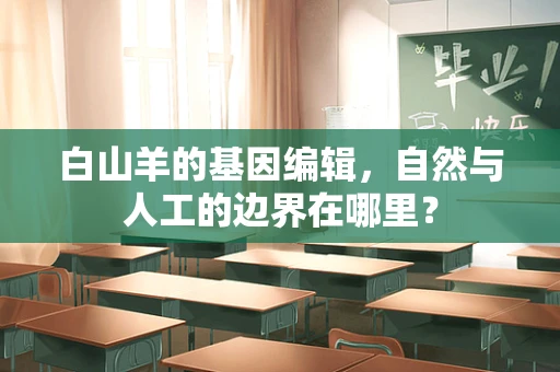 白山羊的基因编辑，自然与人工的边界在哪里？