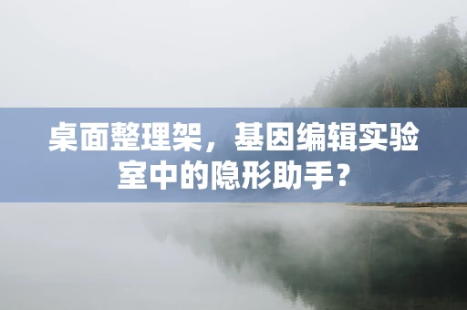 桌面整理架，基因编辑实验室中的隐形助手？