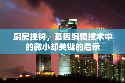 厨房挂钩，基因编辑技术中的微小却关键的启示
